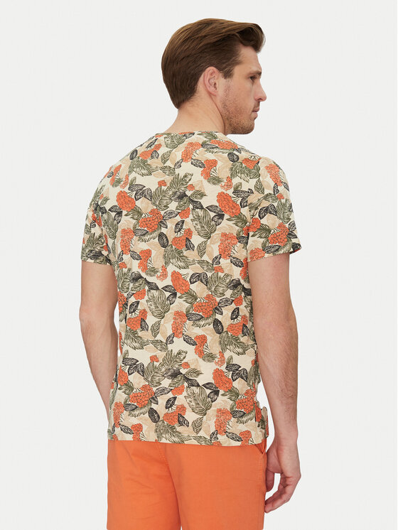 Blend Blend T-särk 20717778 Beež Regular Fit
