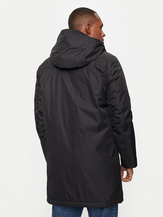 Blauer Blauer Kabát pro přechodné období 24WBLUK11279 Černá Regular Fit