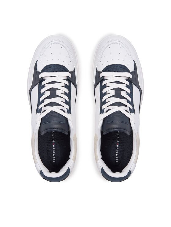 Tommy Hilfiger Tommy Hilfiger Sneakersy Th Basket Best Locker FM0FM04969 Biały