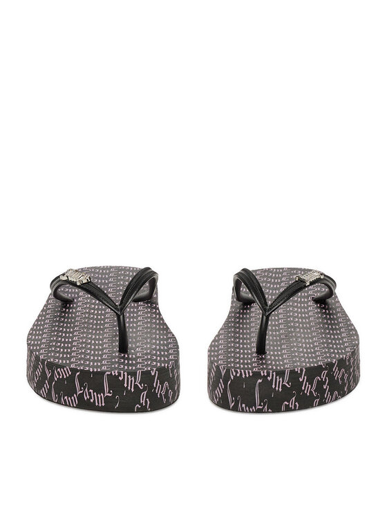 Juicy Couture Juicy Couture Šlepetės per pirštą 800293 Juoda