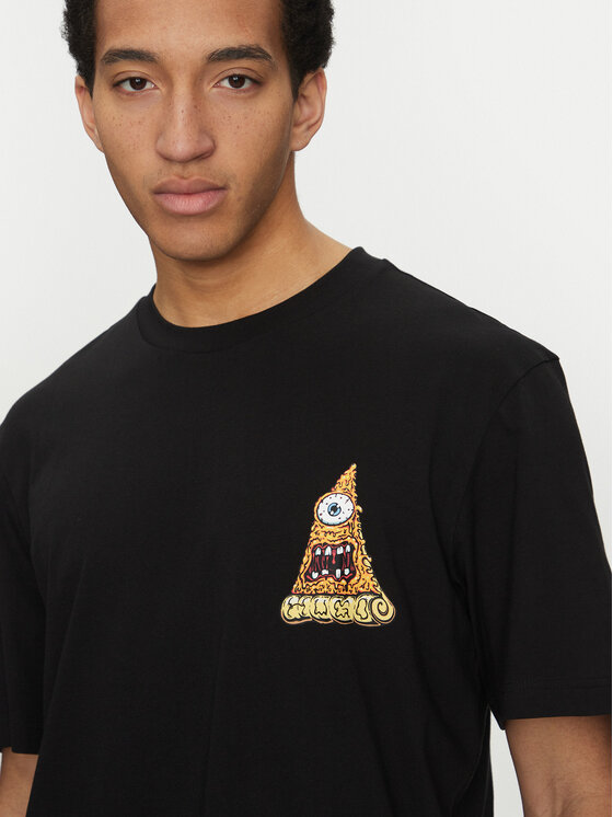 HUGO HUGO T-särk Nizzerio 50533390 Must Regular Fit