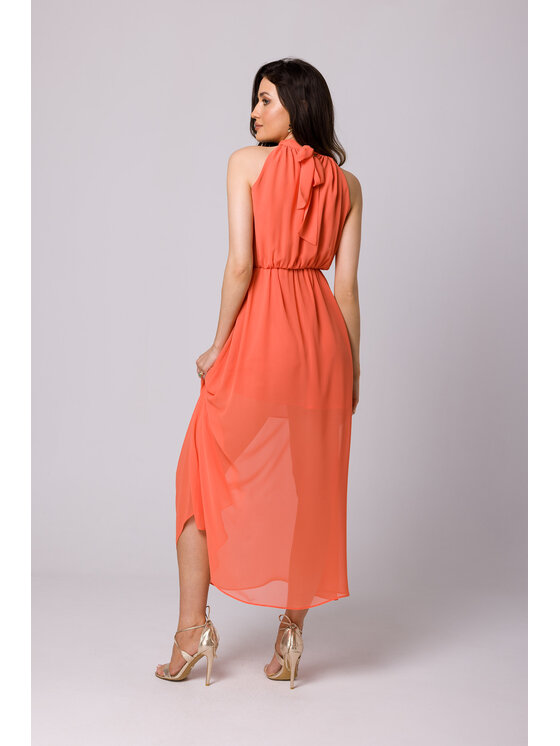 Makover Makover Vestito da giorno K169 Arancione Regular Fit