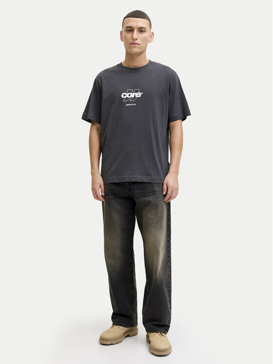 Jack & Jones Jack & Jones Póló Club 12289868 Szürke Relaxed Fit
