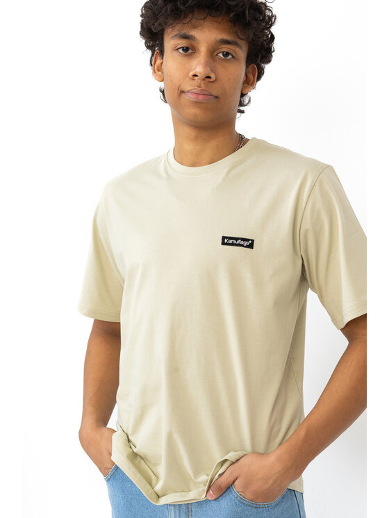 Kamuflage Kamuflage T-Shirt Koszulka Kamuflage Minilogo Beżowy Relaxed Fit