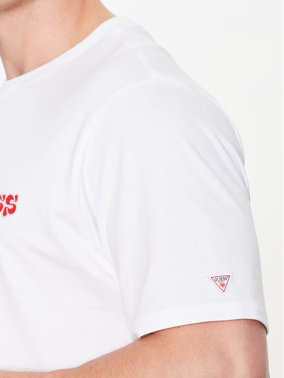 T-shirt Vintage Surf F3GI03 I3Z14 Bianco Regular