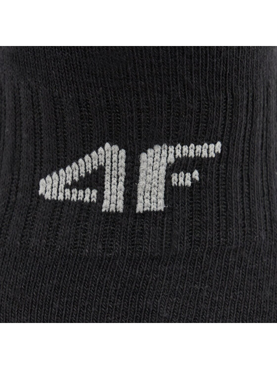 4F 4F 5er-Set Kinder Sneakersocken 4FJWSS24USOCF247 Schwarz