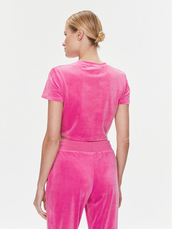 Guess Guess T-Shirt V3BI01 KBXI2 Rosa Boxy Fit