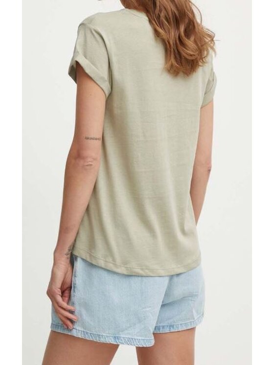 Pepe Jeans Pepe Jeans T-Shirt PL505891 702 Khaki Slim Fit