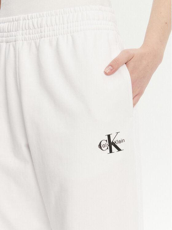 Calvin Klein Jeans Calvin Klein Jeans Спортивні штани Monologo LV047B235G Білий Regular Fit
