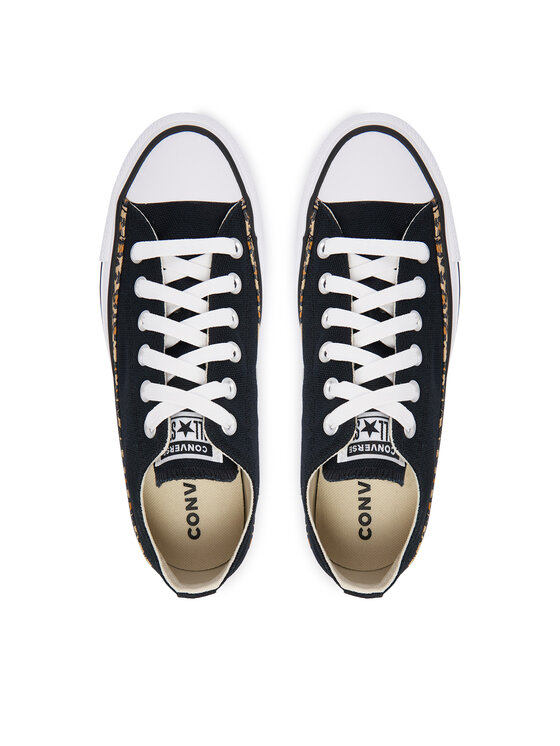 Converse Converse Tenisice CHUCK TAYLOR ALL STAR LEOPARD A19180C Crna