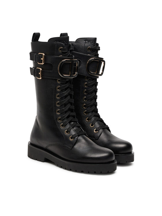 TWINSET TWINSET Žygio batai 242TCP084 Juoda
