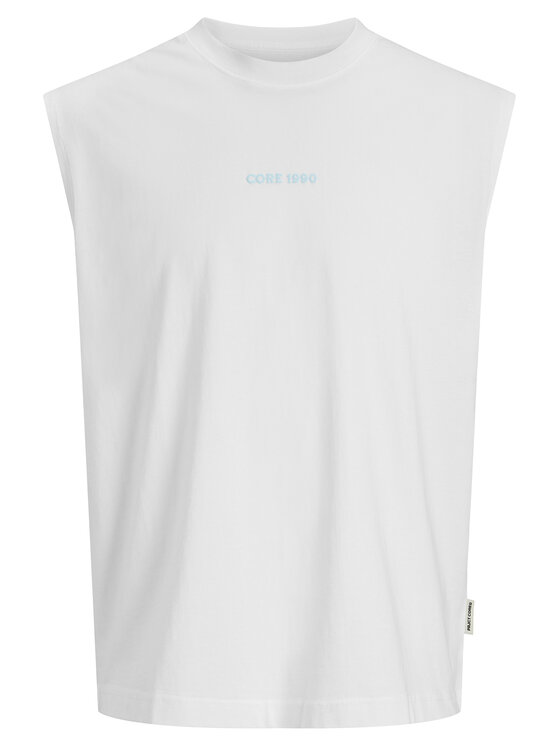 Jack & Jones Jack & Jones Tank top Eterna 12295670 Bílá Loose Fit