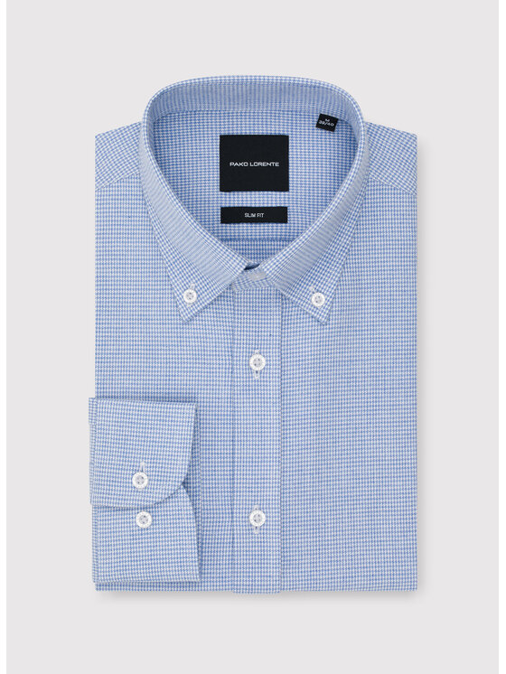 Pako Lorente Pako Lorente Koszula P25WF-1X-007 Niebieski Slim Fit