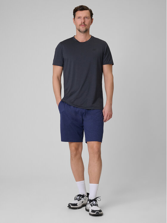 4F 4F Szorty sportowe ATHLETIC Granatowy Regular Fit