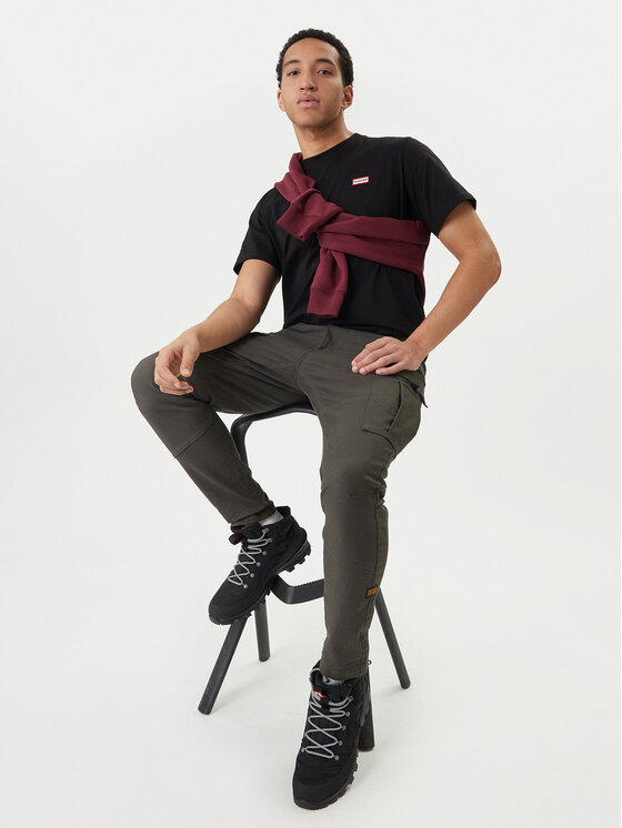 Hunter Hunter T-Shirt Essentials HARM0085252 Černá Regular Fit
