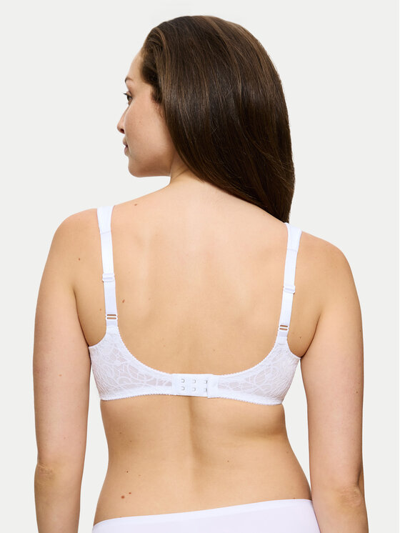 Triumph Triumph Biustonosz z fiszbiną Comfort Minimizer 10166827 Biały