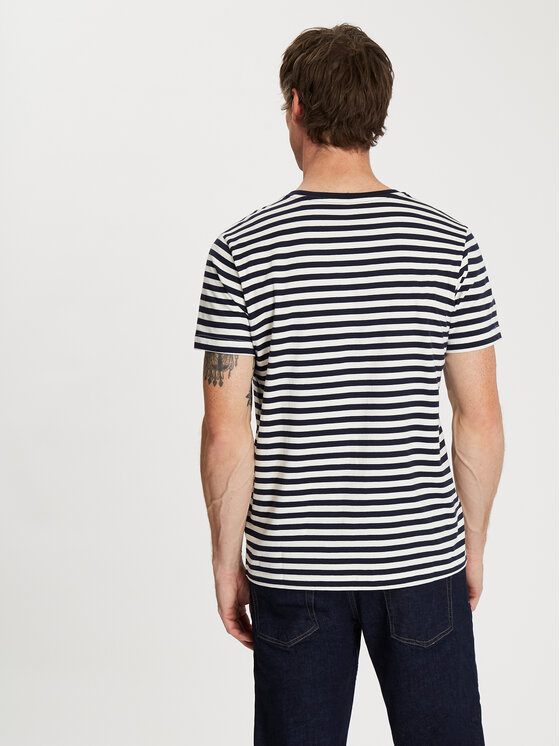 Cross Jeans Cross Jeans T-Shirt 16073-001 Granatowy Reglan Fit