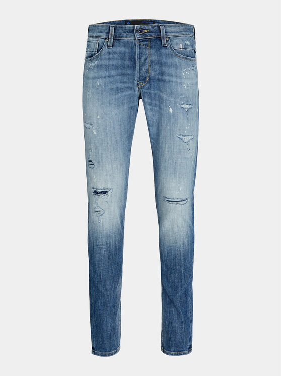 Jack&Jones Jack&Jones Džinsi Glenn 12253296 Zils Slim Fit