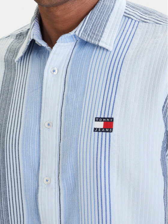 Tommy Jeans Tommy Jeans Πουκάμισο DM0DM22789 Γαλάζιο Relaxed Fit