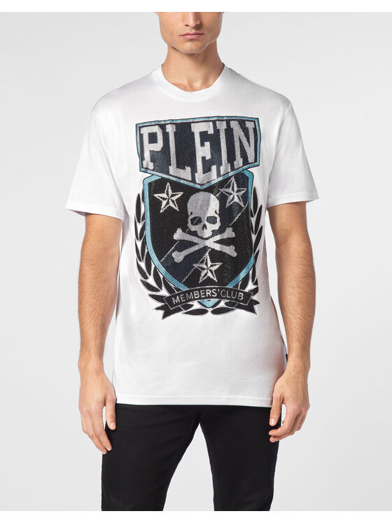 PHILIPP PLEIN PHILIPP PLEIN T-Shirt 14795 Biały Regular Fit