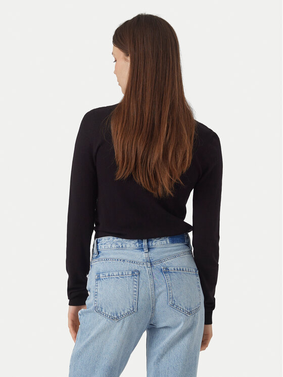Vero Moda Vero Moda Dolčevita Happiness 10300472 Crna Slim Fit