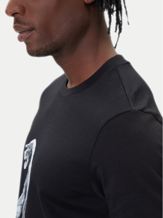 HUGO HUGO T-särk Didug 50548557 Must Regular Fit