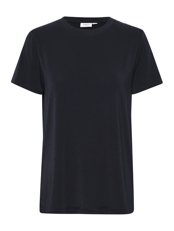 Saint Tropez Saint Tropez Marškinėliai 30511755 Tamsiai mėlyna Regular Fit