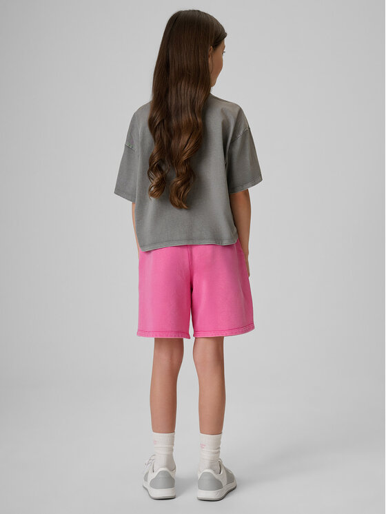 4F 4F Szorty sportowe SUMMER SPLASH Różowy Loose Fit
