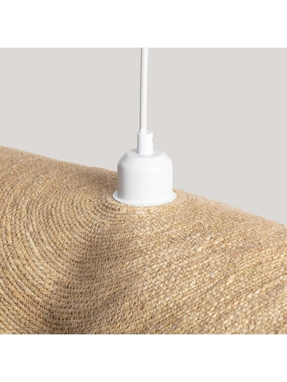 MIAhome MIAhome Lampa wisząca z trawy morskiej HAT 75 cm Beżowy