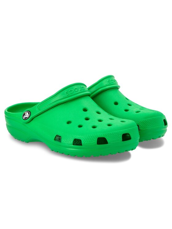Crocs Crocs Klapki Classic Clog K 204536 Zielony