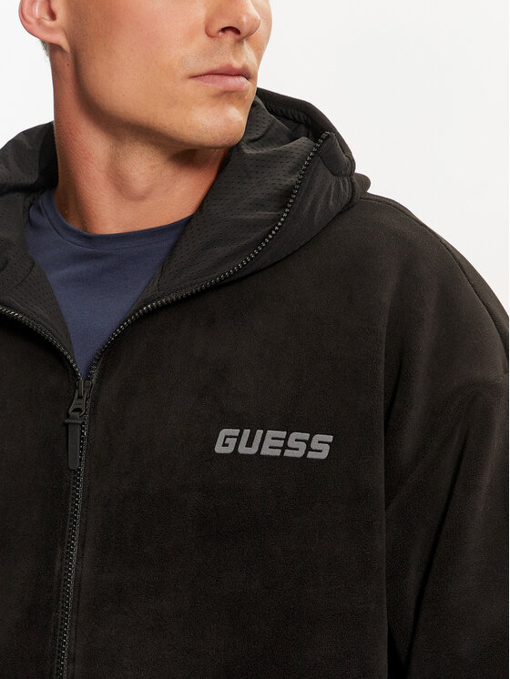 Guess Guess Prijelazna jakna Roof Z4BQ26 KCJW0 Crna Regular Fit