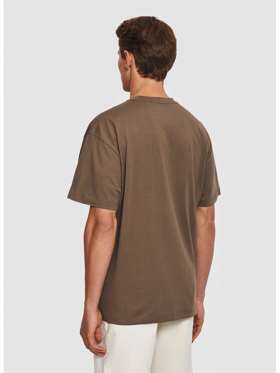 Pako Lorente Pako Lorente T-Shirt P26SF-TT-006 Brązowy Classic Fit