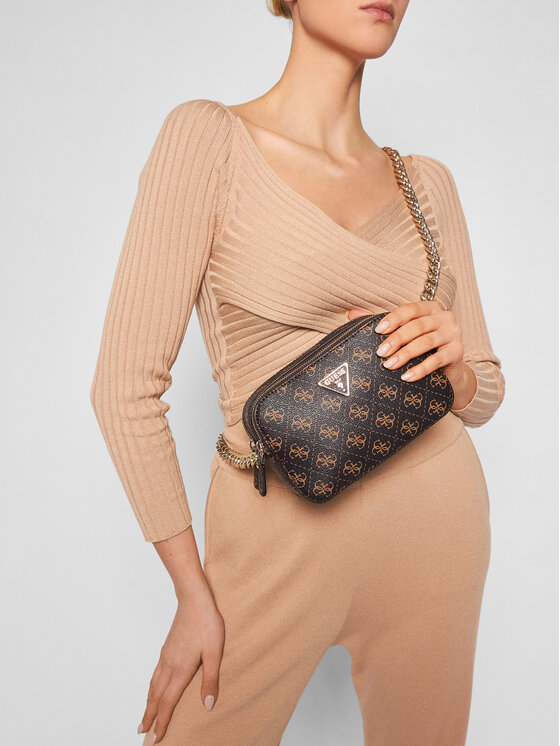 Guess Guess Ročna torba Noelle HWQL78 79140 Rjava