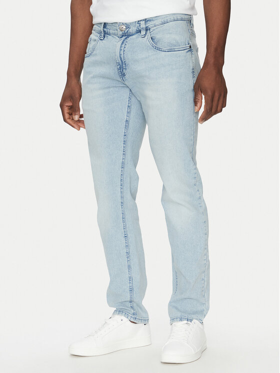 INDICODE Džínsy Tony 4779 Modrá Slim Fit
