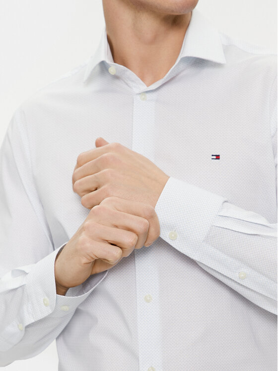 Tommy Hilfiger Tommy Hilfiger Cămașă MW0MW34629 Albastru Slim Fit