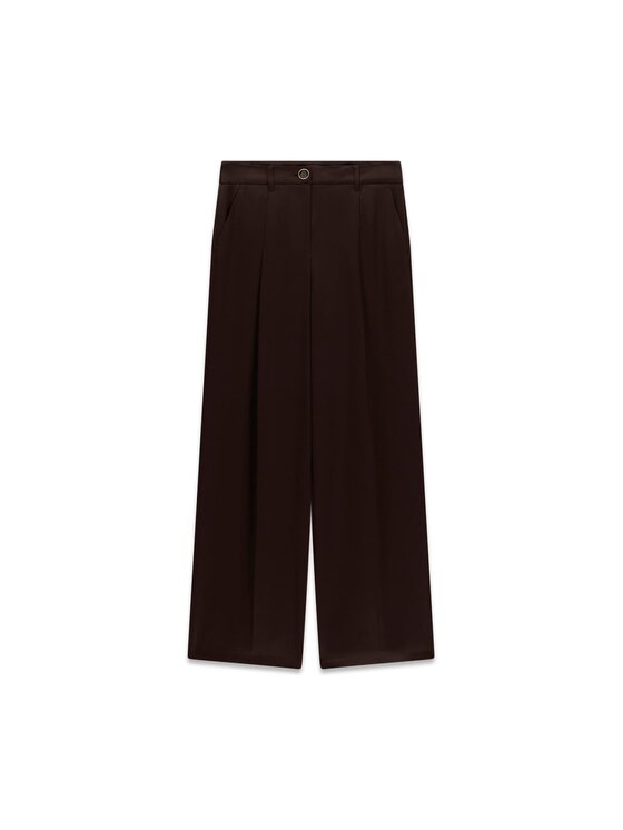 Guess Guess Spodnie materiałowe 183467 Brązowy Slim Fit