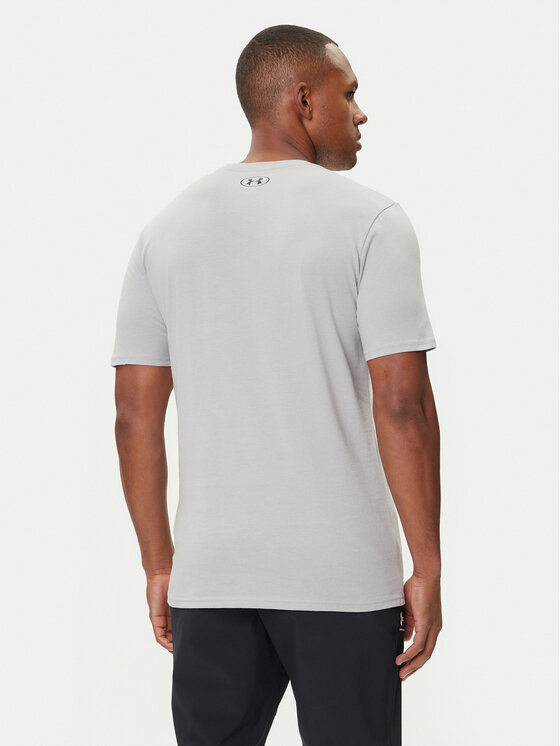 Under Armour Under Armour T-Shirt Ua Gl Foundation Update Ss 1382915-011 Szary Loose Fit