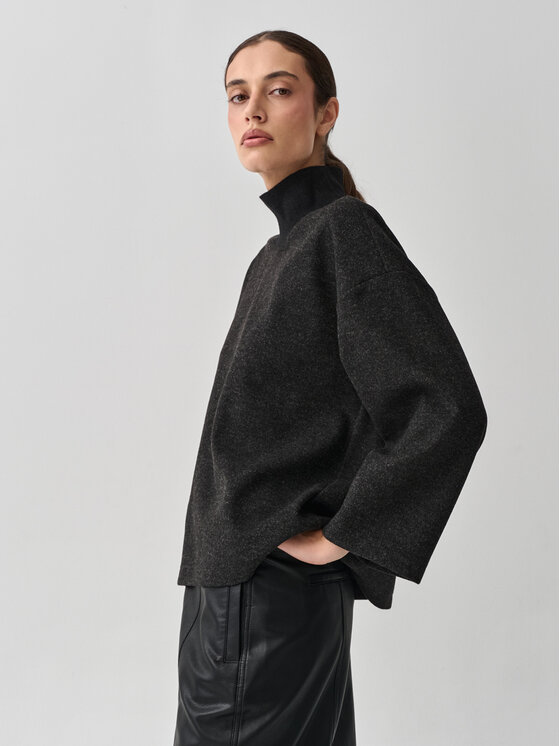 TATUUM TATUUM Bluza ENAKA 1 Szary Loose Fit
