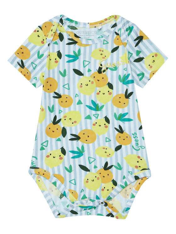 Guess Guess Komplet body in kratke hlače P6GG03 K6YW1 Rumena Regular Fit