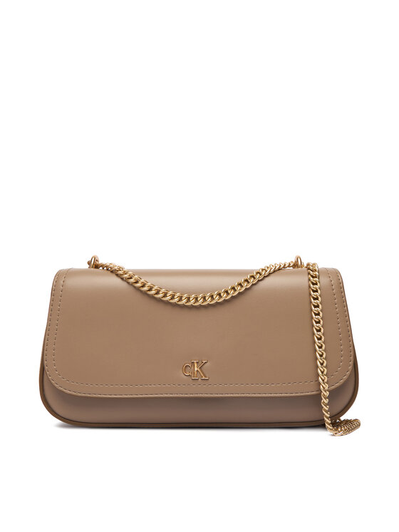 Calvin Klein Calvin Klein Geantă Ck Convertible Chain Small Bag LV04F3172G Bej