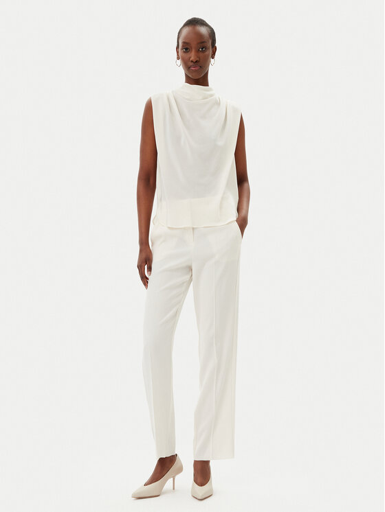 Marella Marella Bluzka Dondolo 2513161192200 Biały Regular Fit