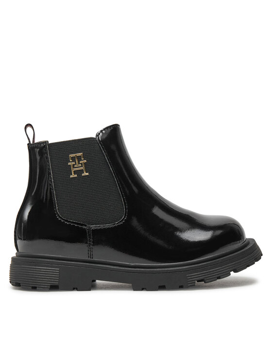 Tommy Hilfiger Členková obuv Chelsea Boot T1A5-33563-0343 M Čierna