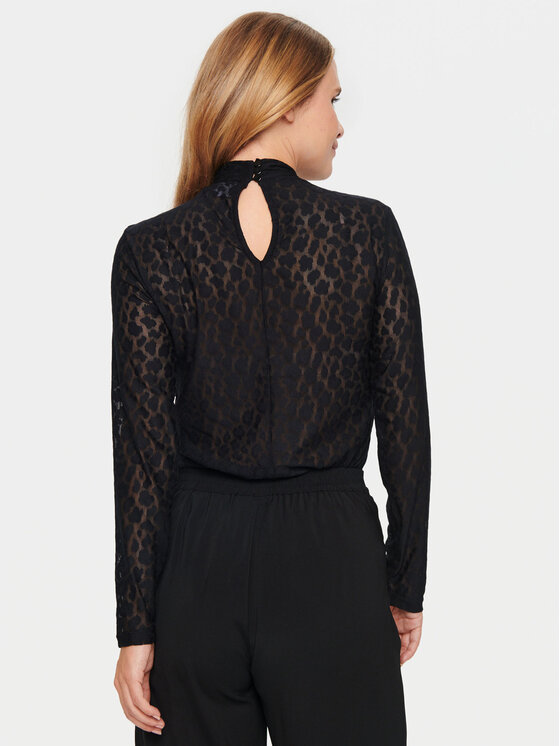 Saint Tropez Saint Tropez Halenka 30512959 Černá Slim Fit
