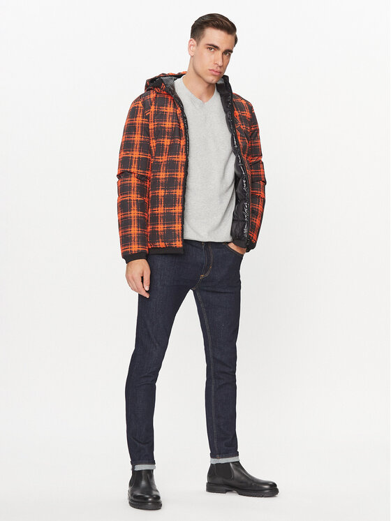 Geox Geox Зимно яке Ravex M3629D TC179F 1730 Оранжев Regular Fit
