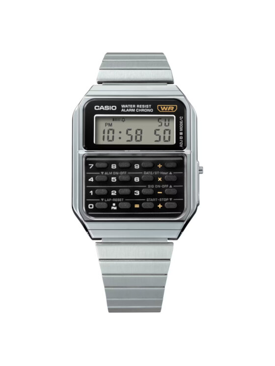 Casio Casio Zegarek CA-500WE-1AEF Srebrny