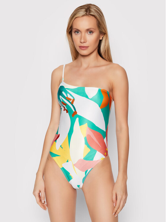 Drivemebikini Drivemebikini Peldkostīms Lotus 2022-DRV-012_FL Balts