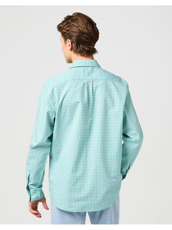 Wrangler Wrangler Koszula 1 PKT SHIRT 112362766 Niebieski Regular Fit