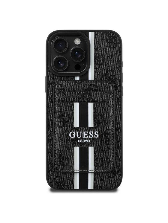 Guess Guess Etui na telefon Apple iPhone 16 Pro Max Czarny