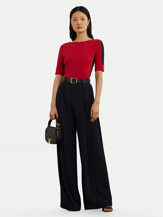 LAUREN RALPH LAUREN LAUREN RALPH LAUREN Blúz 200957589002 Piros Slim Fit