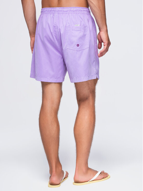 Ombre Ombre Szorty kąpielowe OM-SRSS-0216 Fioletowy Regular Fit